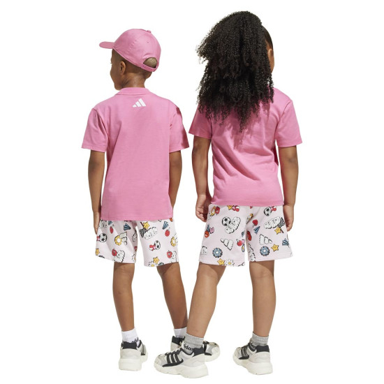 Adidas Παιδικό σετ Seasonal Essentials Fun Tee and Shorts Set